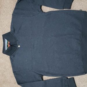 Orvis Men's 1/4 Zip Sweatshirt Pullover Sweater Jacket Coat Gray M Medium